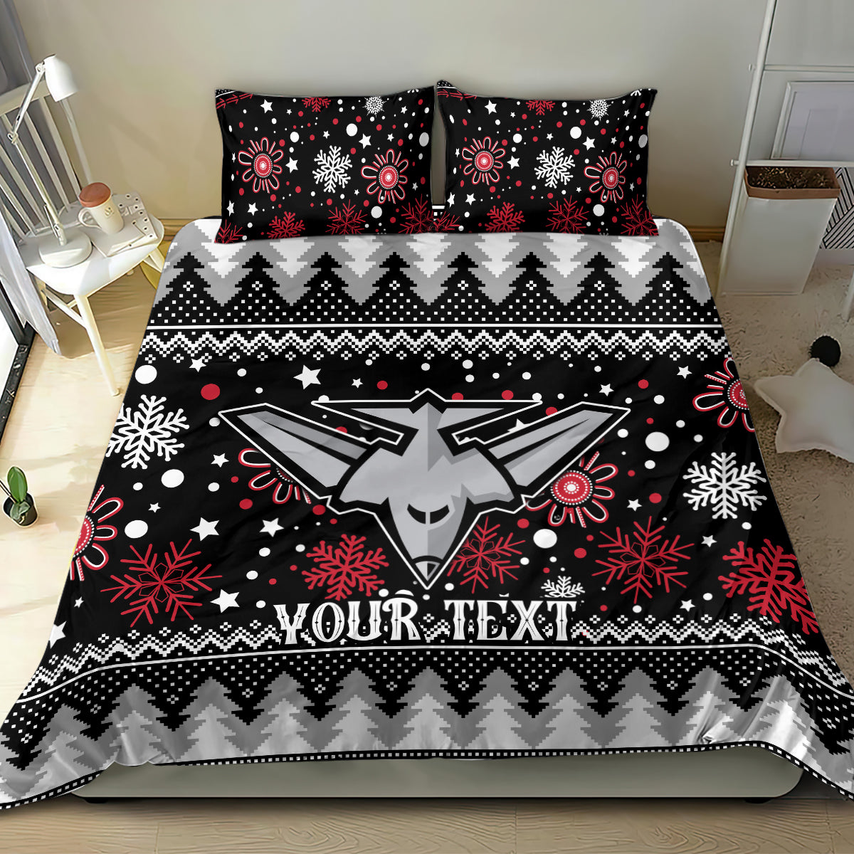 custom-bombers-football-bedding-set-christmas-vibe-2023