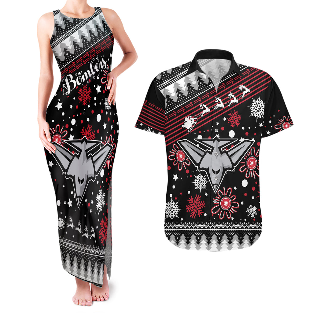 custom-bombers-football-couples-matching-tank-maxi-dress-and-hawaiian-shirt-christmas-vibe-2023