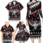 custom-bombers-football-family-matching-long-sleeve-bodycon-dress-and-hawaiian-shirt-christmas-vibe-2023
