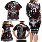 custom-bombers-football-family-matching-long-sleeve-bodycon-dress-and-hawaiian-shirt-christmas-vibe-2023
