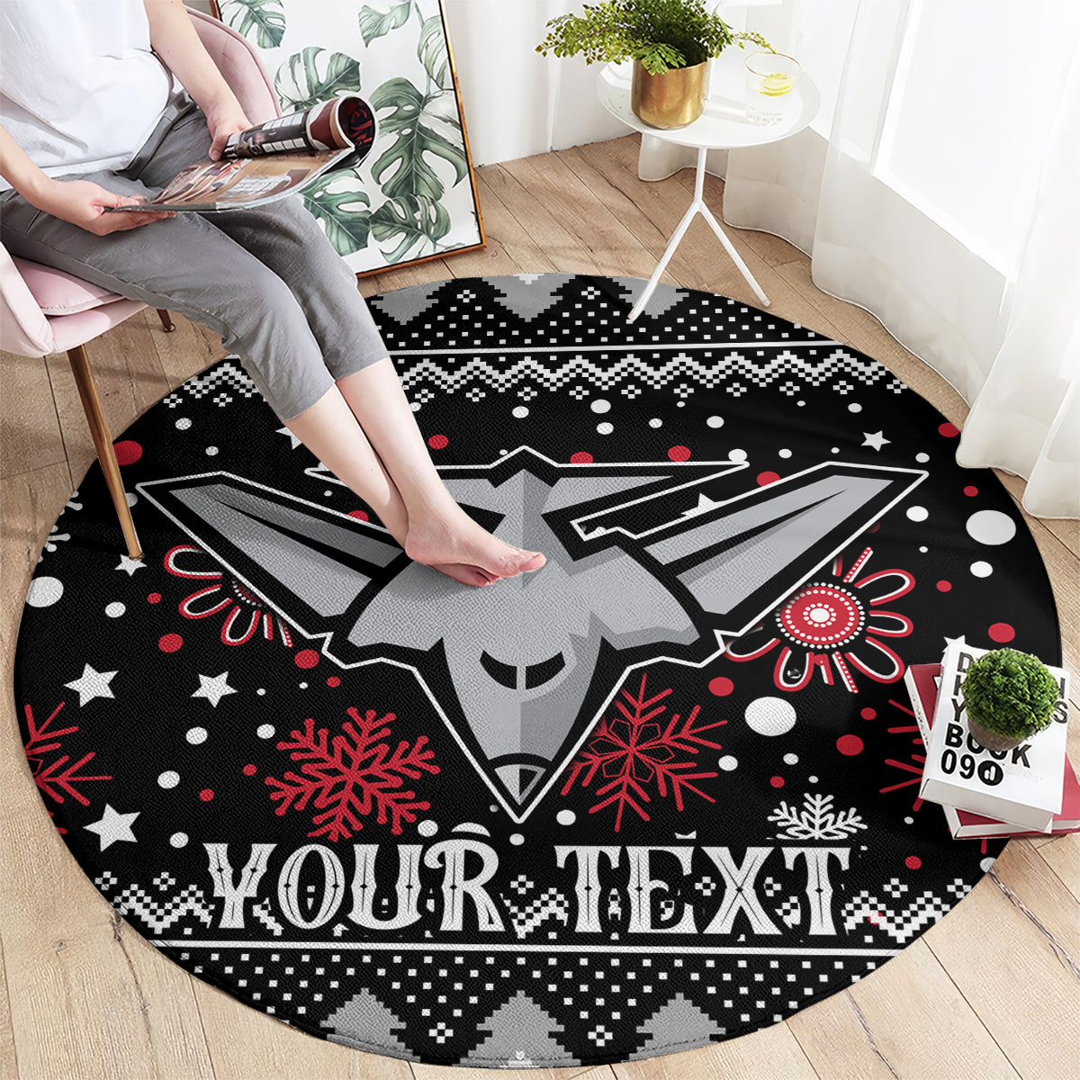 custom-bombers-football-round-carpet-christmas-vibe-2023