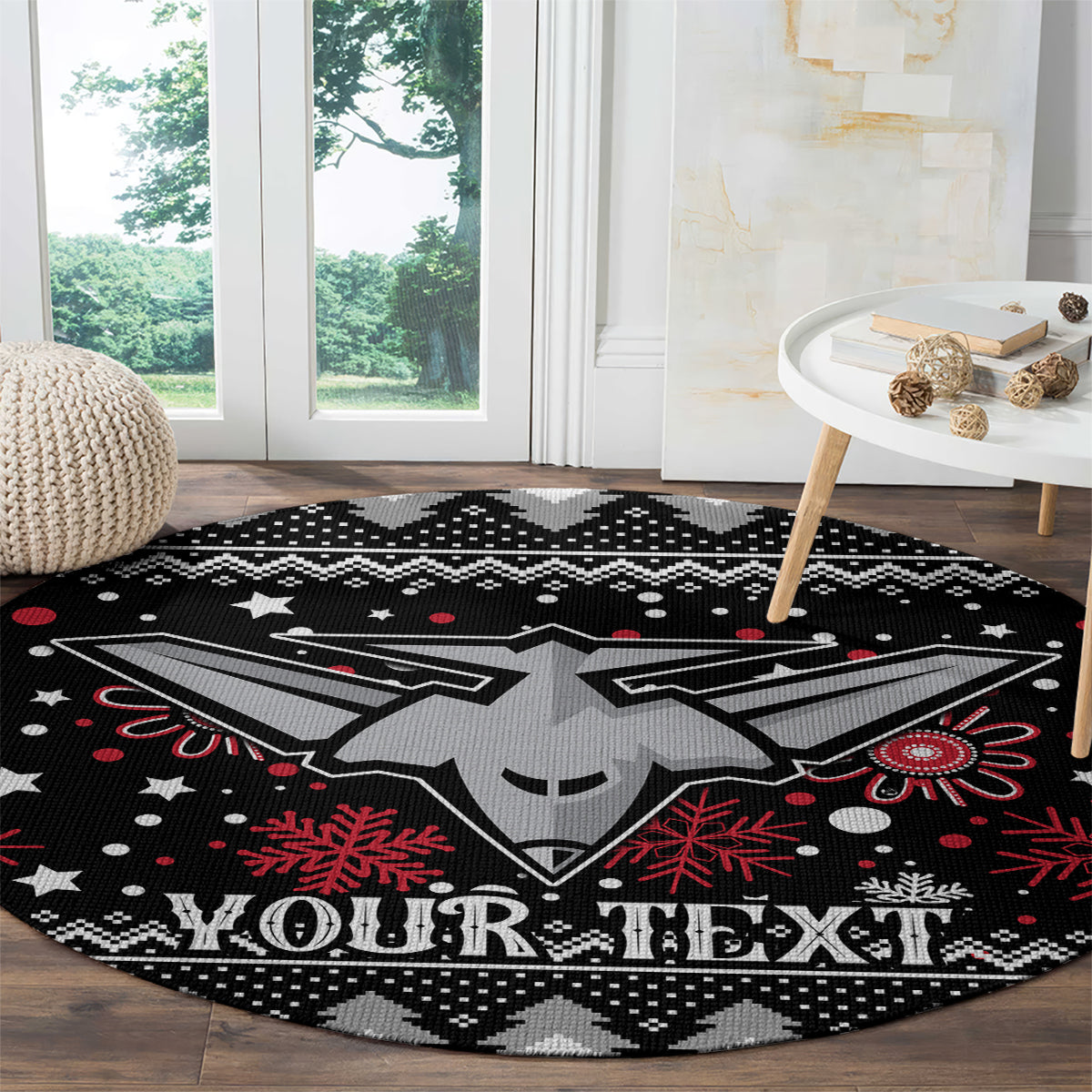 custom-bombers-football-round-carpet-christmas-vibe-2023