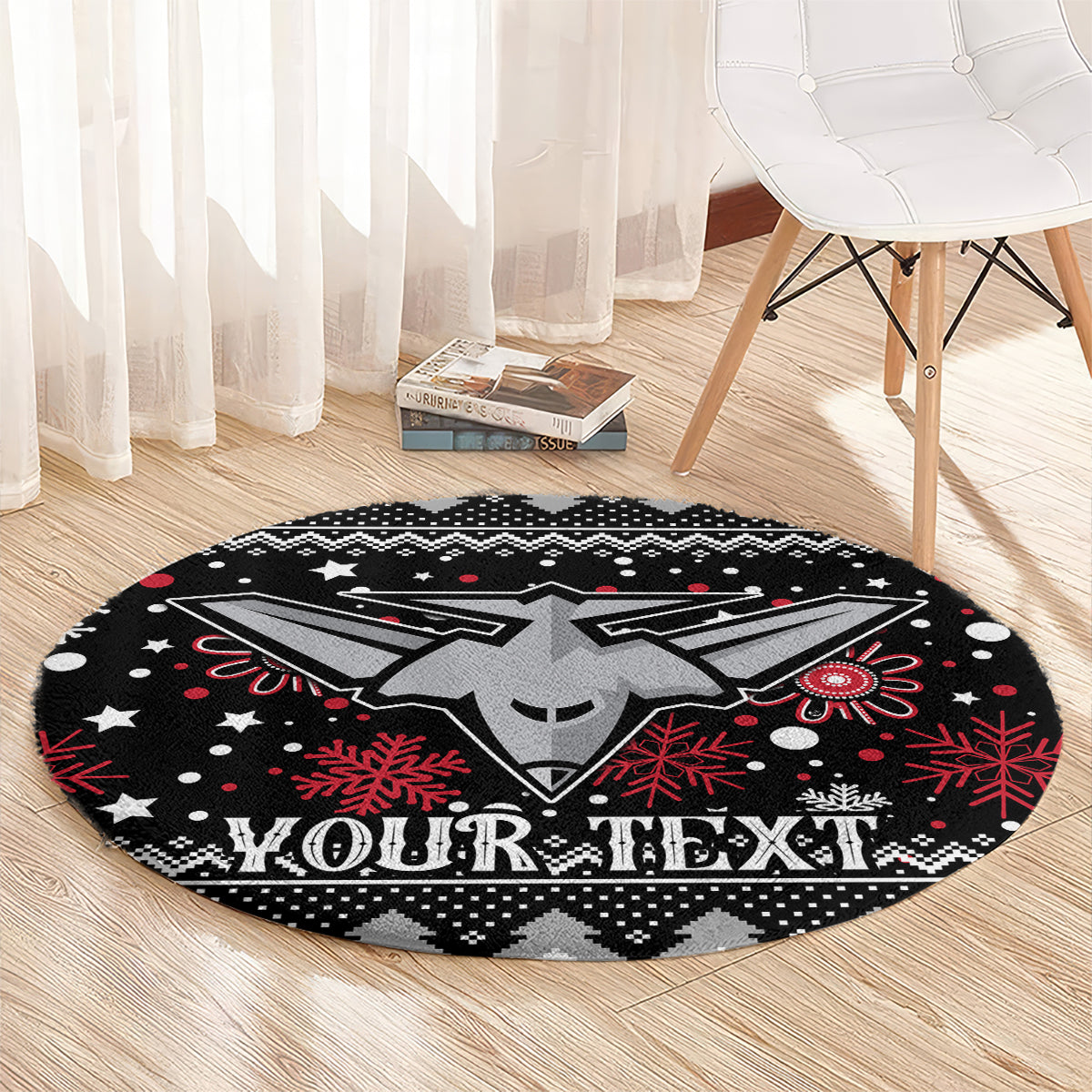 custom-bombers-football-round-carpet-christmas-vibe-2023