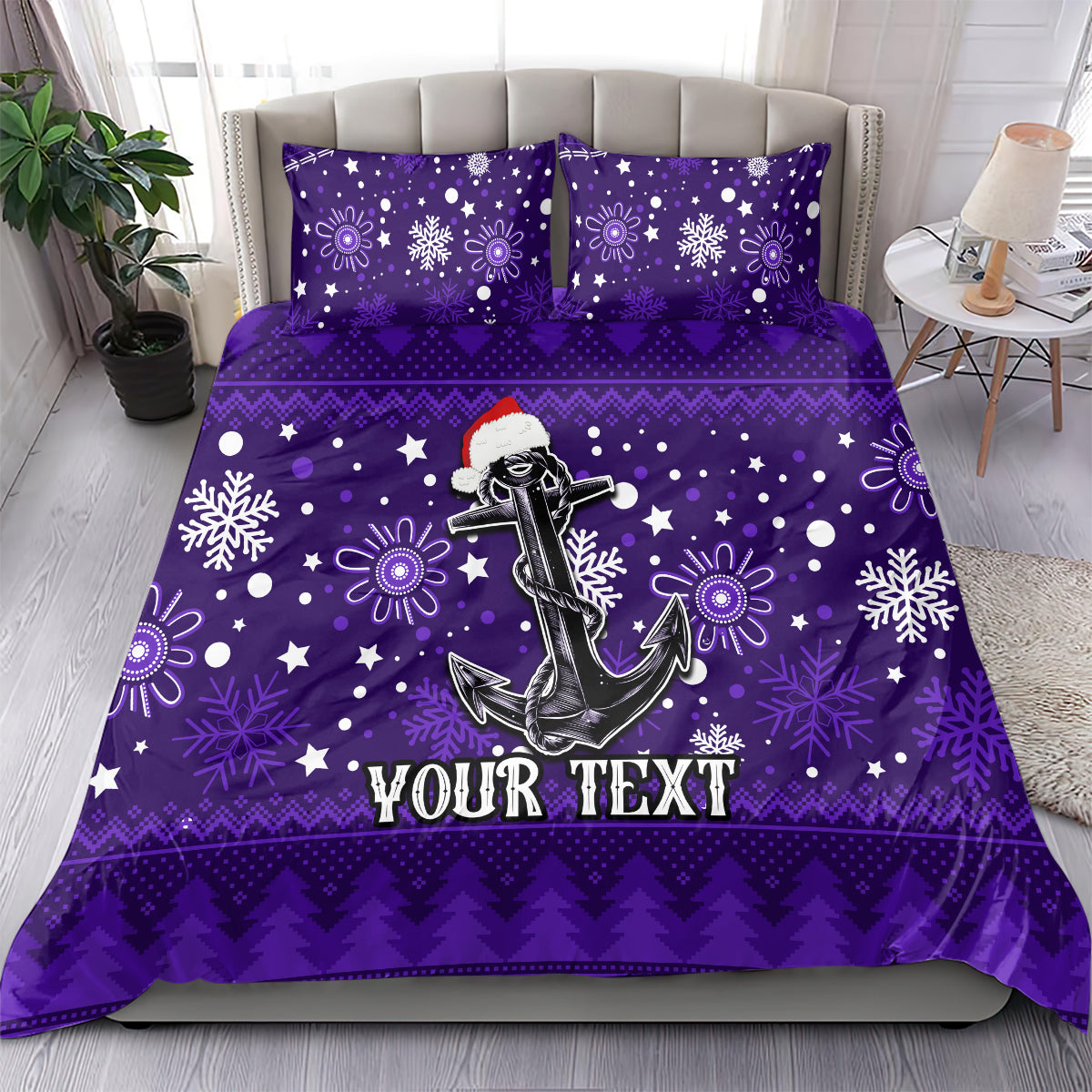 custom-fremantle-dockers-football-bedding-set-christmas-vibe-2023