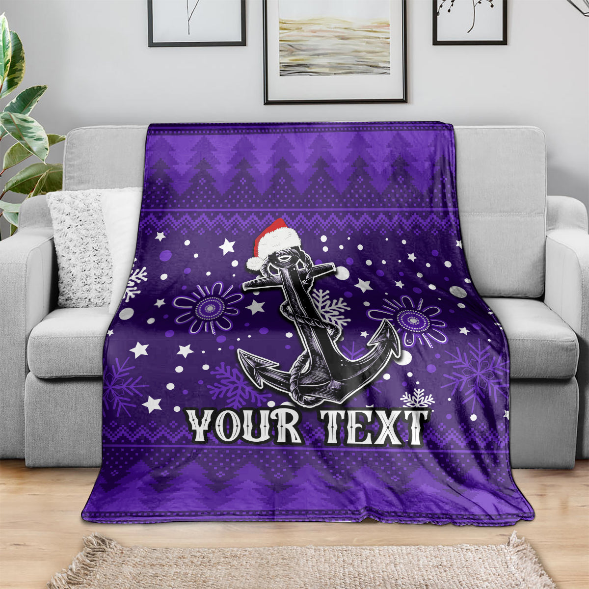 custom-fremantle-dockers-football-blanket-christmas-vibe-2023