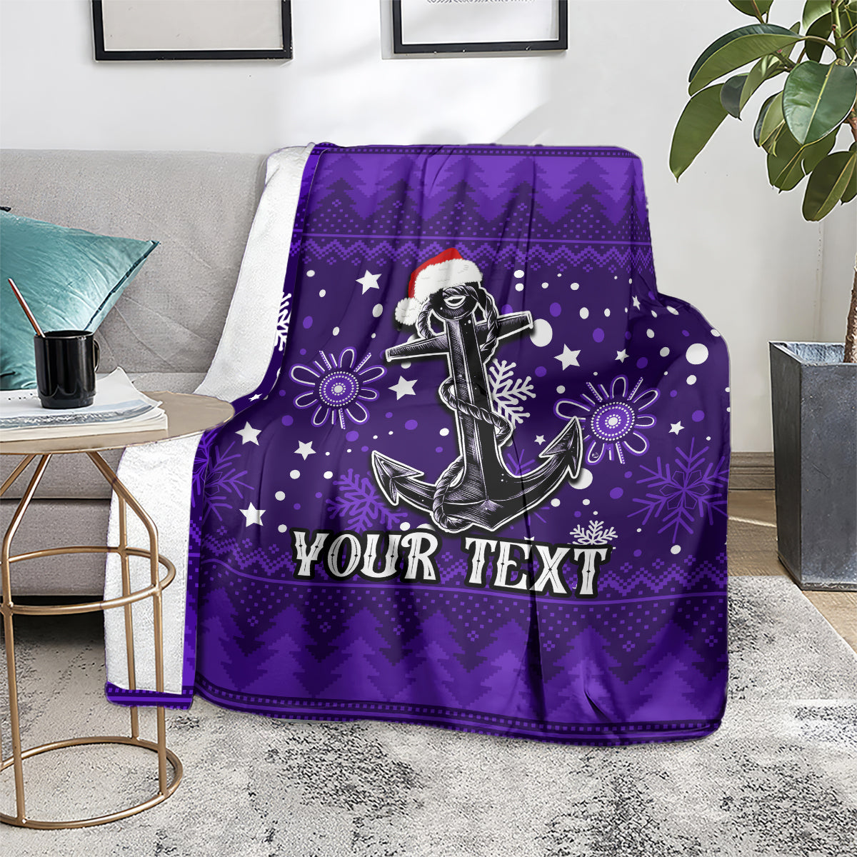 custom-fremantle-dockers-football-blanket-christmas-vibe-2023