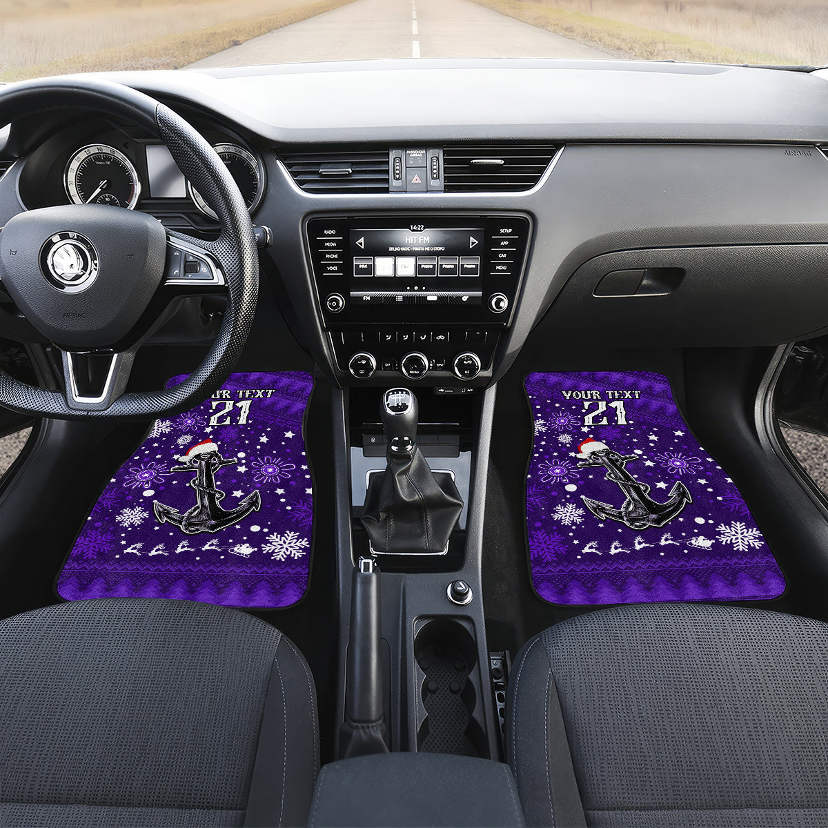 custom-fremantle-dockers-football-car-mats-christmas-vibe-2023