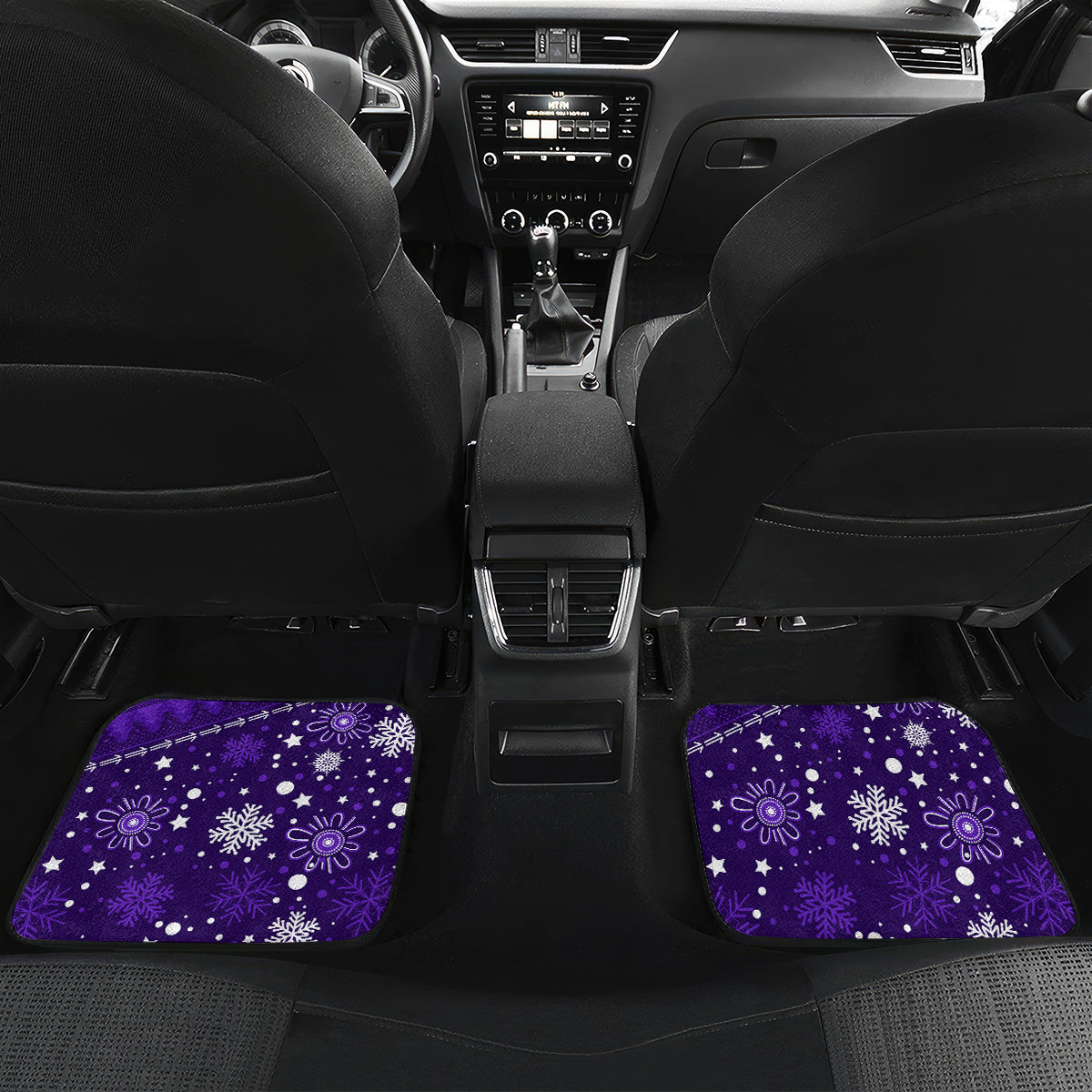 custom-fremantle-dockers-football-car-mats-christmas-vibe-2023