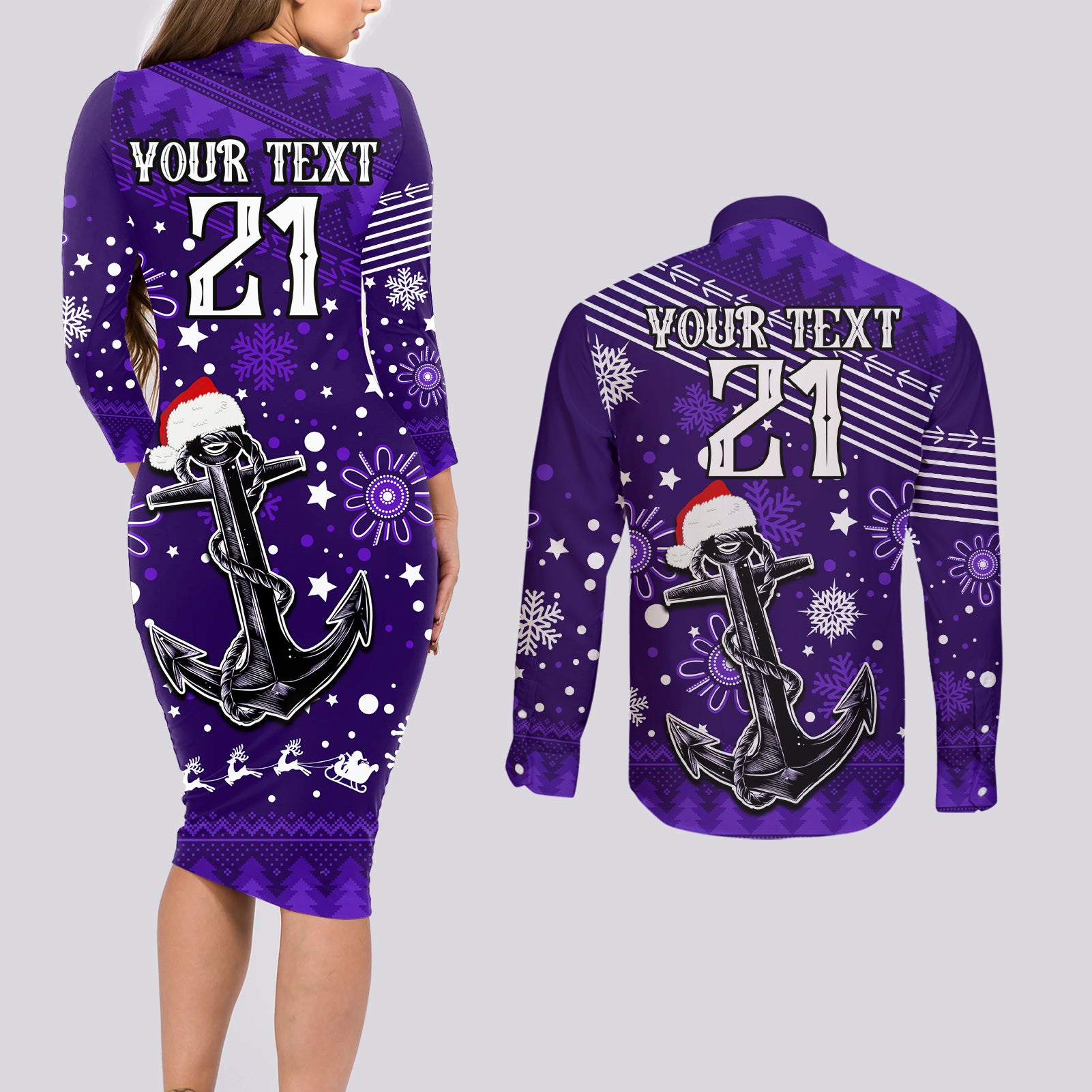 custom-fremantle-dockers-football-couples-matching-long-sleeve-bodycon-dress-and-long-sleeve-button-shirt-christmas-vibe-2023