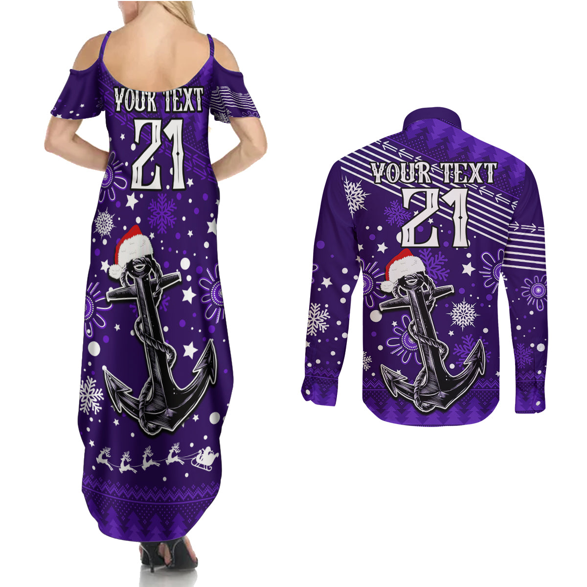 custom-fremantle-dockers-football-couples-matching-summer-maxi-dress-and-long-sleeve-button-shirt-christmas-vibe-2023