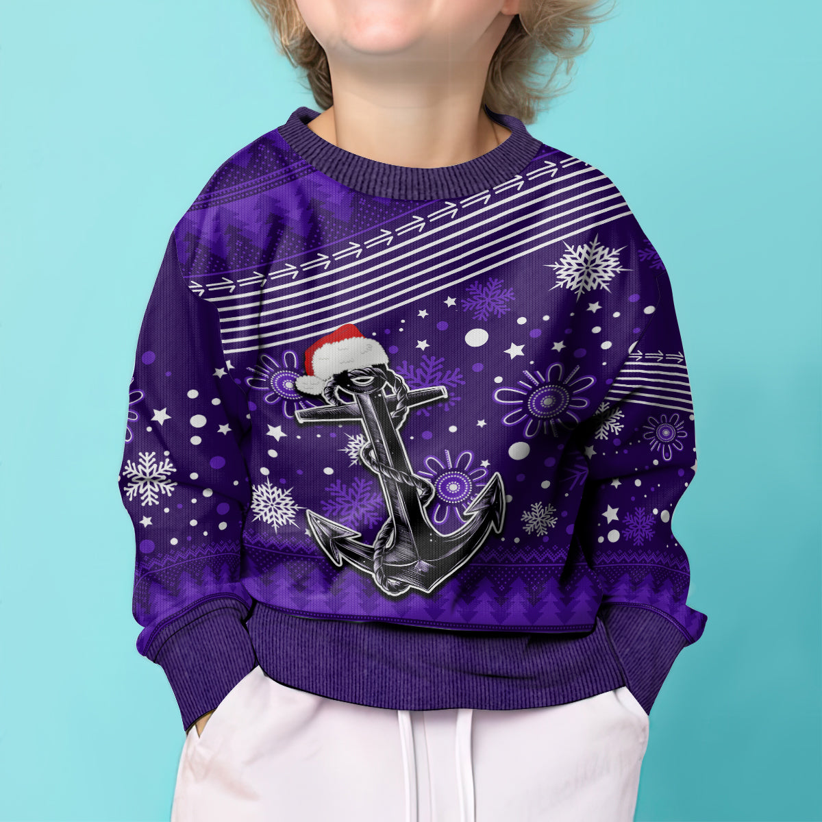 custom-fremantle-dockers-football-kid-ugly-christmas-sweater-christmas-vibe-2023