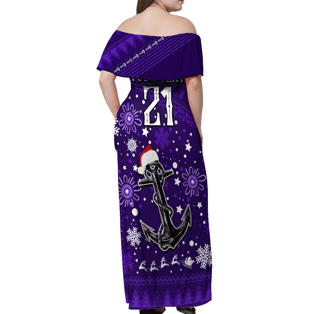 custom-fremantle-dockers-football-off-shoulder-maxi-dress-christmas-vibe-2023
