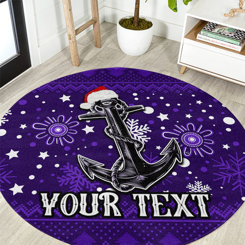custom-fremantle-dockers-football-round-carpet-christmas-vibe-2023