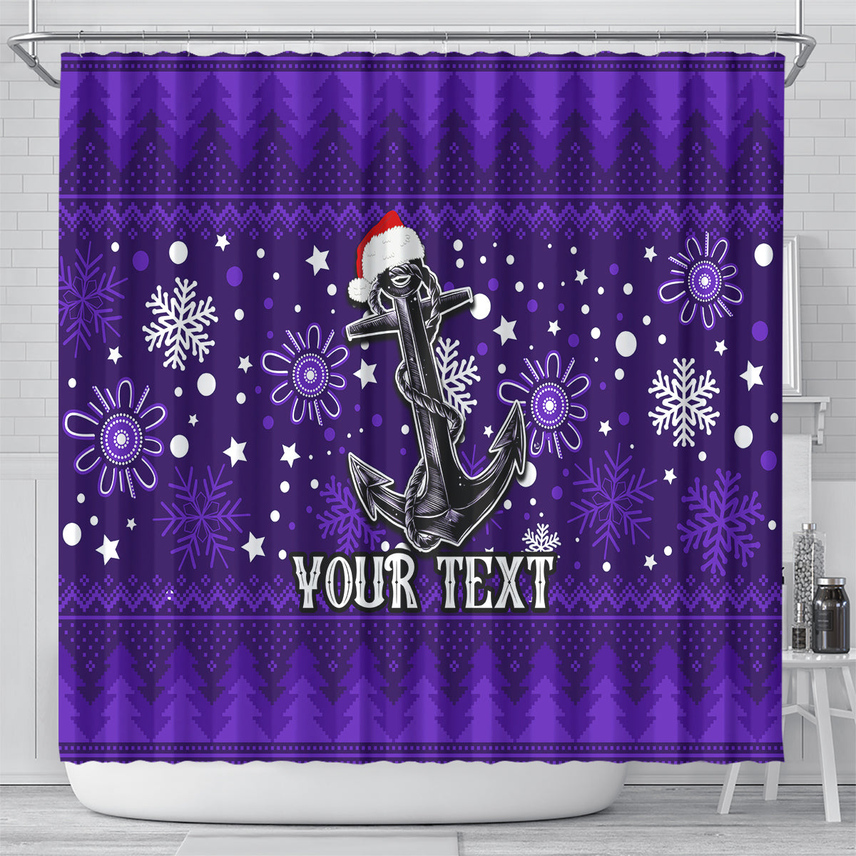 custom-fremantle-dockers-football-shower-curtain-christmas-vibe-2023