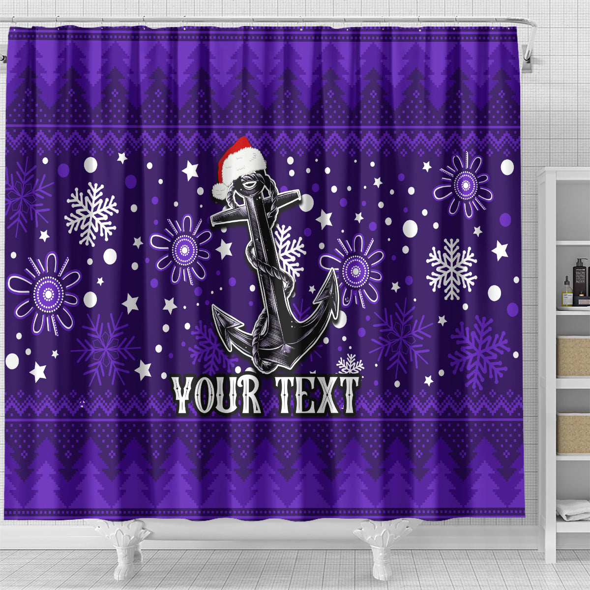 custom-fremantle-dockers-football-shower-curtain-christmas-vibe-2023