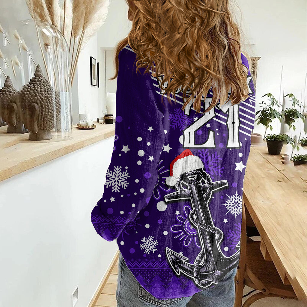 custom-fremantle-dockers-football-women-casual-shirt-christmas-vibe-2023