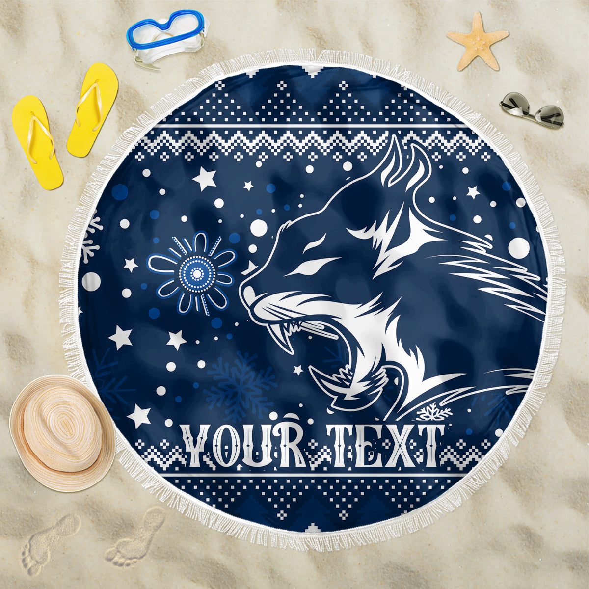 custom-geelong-cats-football-beach-blanket-christmas-vibe-2023
