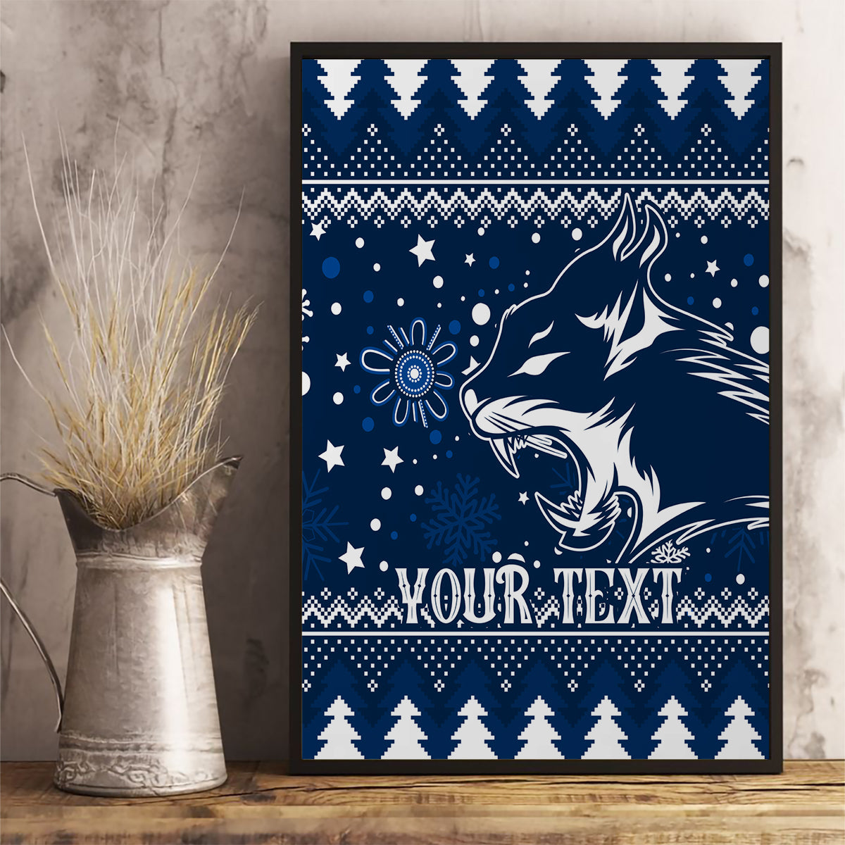 custom-geelong-cats-football-canvas-wall-art-christmas-vibe-2023