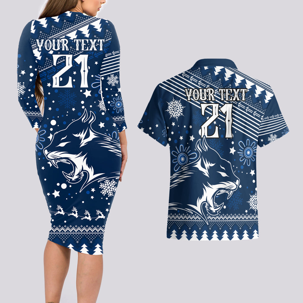 custom-geelong-cats-football-couples-matching-long-sleeve-bodycon-dress-and-hawaiian-shirt-christmas-vibe-2023
