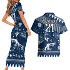 custom-geelong-cats-football-couples-matching-short-sleeve-bodycon-dress-and-hawaiian-shirt-christmas-vibe-2023