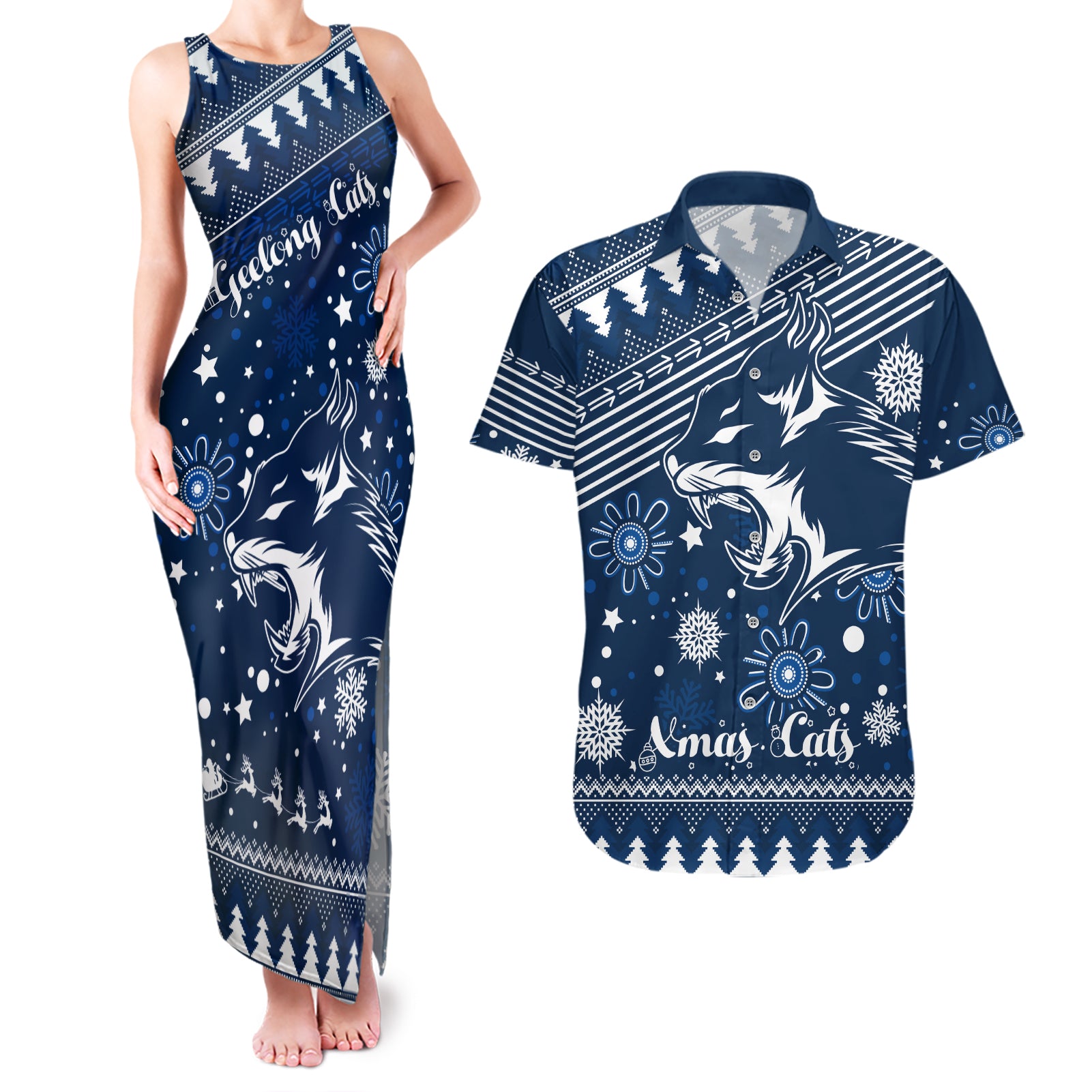custom-geelong-cats-football-couples-matching-tank-maxi-dress-and-hawaiian-shirt-christmas-vibe-2023