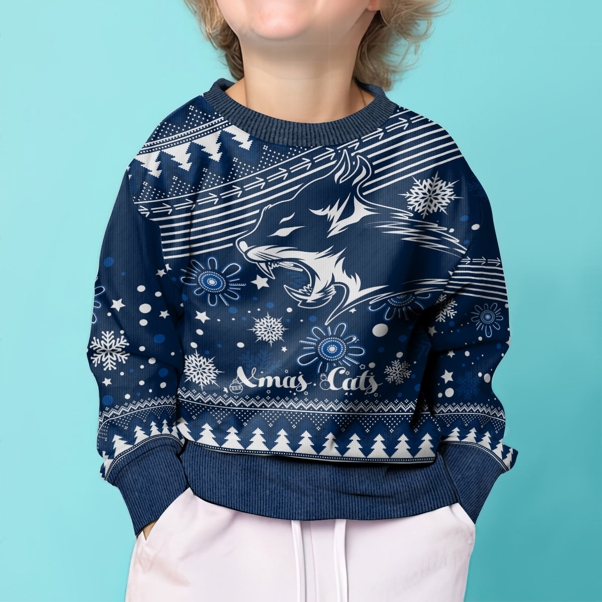 custom-geelong-cats-football-kid-ugly-christmas-sweater-christmas-vibe-2023