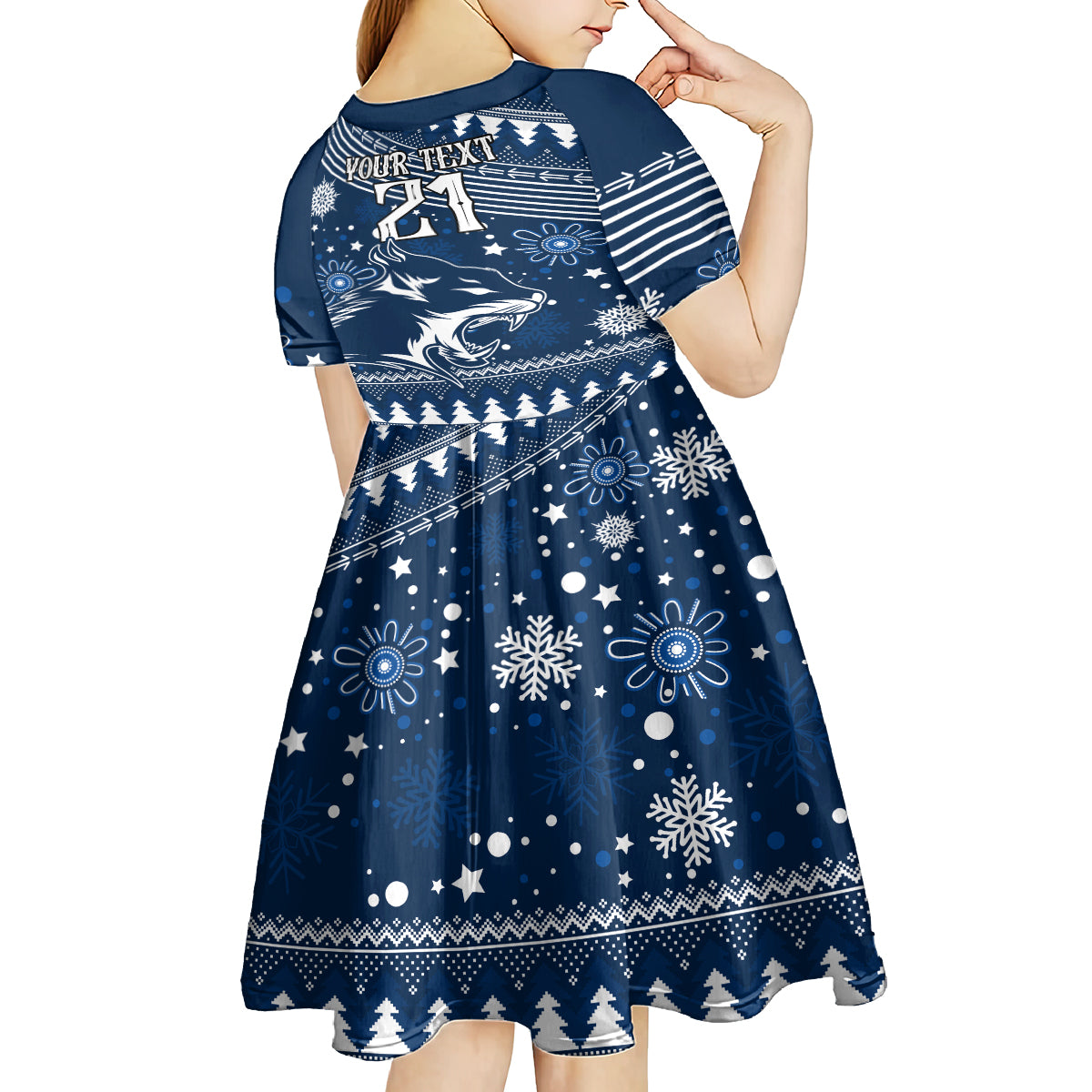 custom-geelong-cats-football-kid-short-sleeve-dress-christmas-vibe-2023