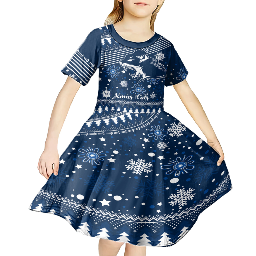 custom-geelong-cats-football-kid-short-sleeve-dress-christmas-vibe-2023