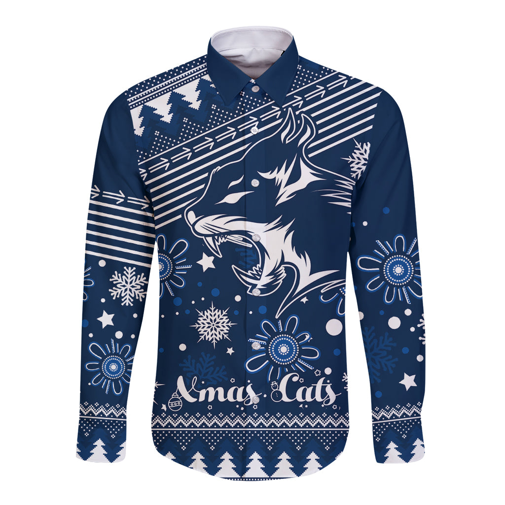 custom-geelong-cats-football-long-sleeve-button-shirt-christmas-vibe-2023