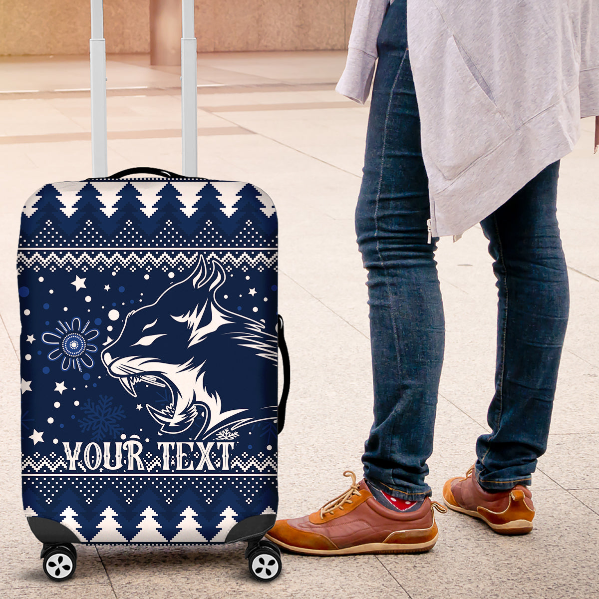custom-geelong-cats-football-luggage-cover-christmas-vibe-2023