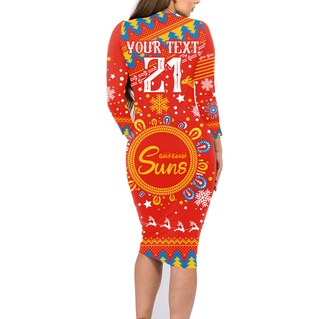 custom-gc-suns-football-family-matching-long-sleeve-bodycon-dress-and-hawaiian-shirt-christmas-vibe-2023