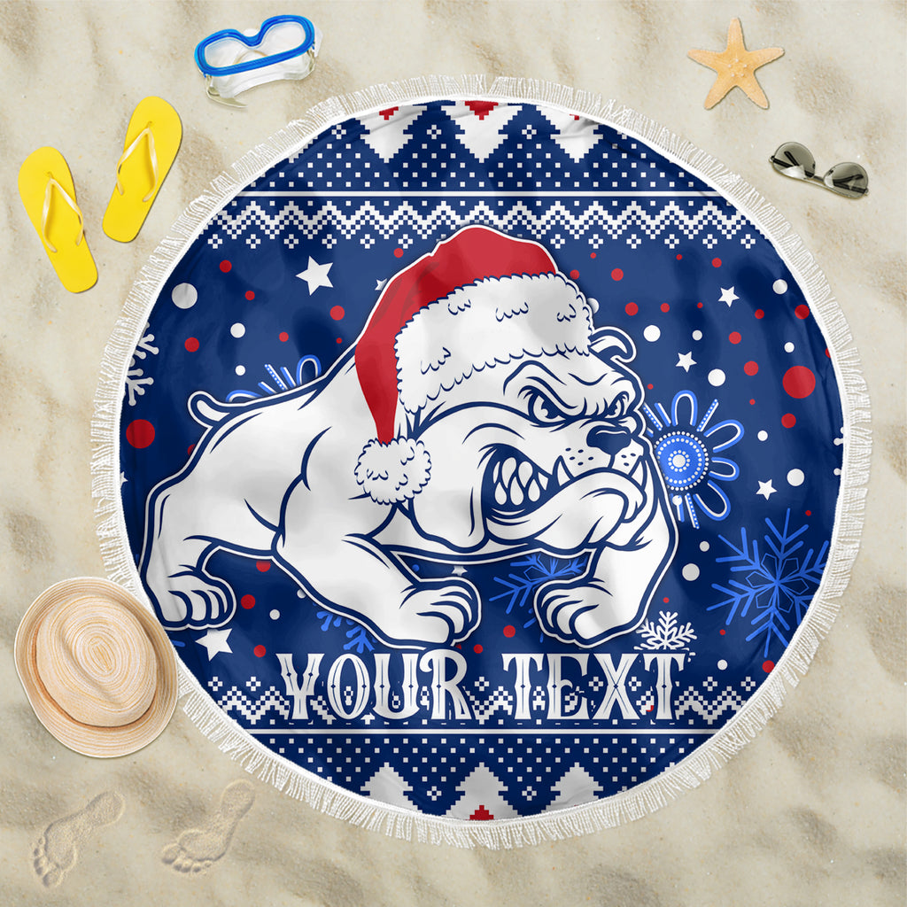 bulldogs-football-beach-blanket-christmas-vibe-2023