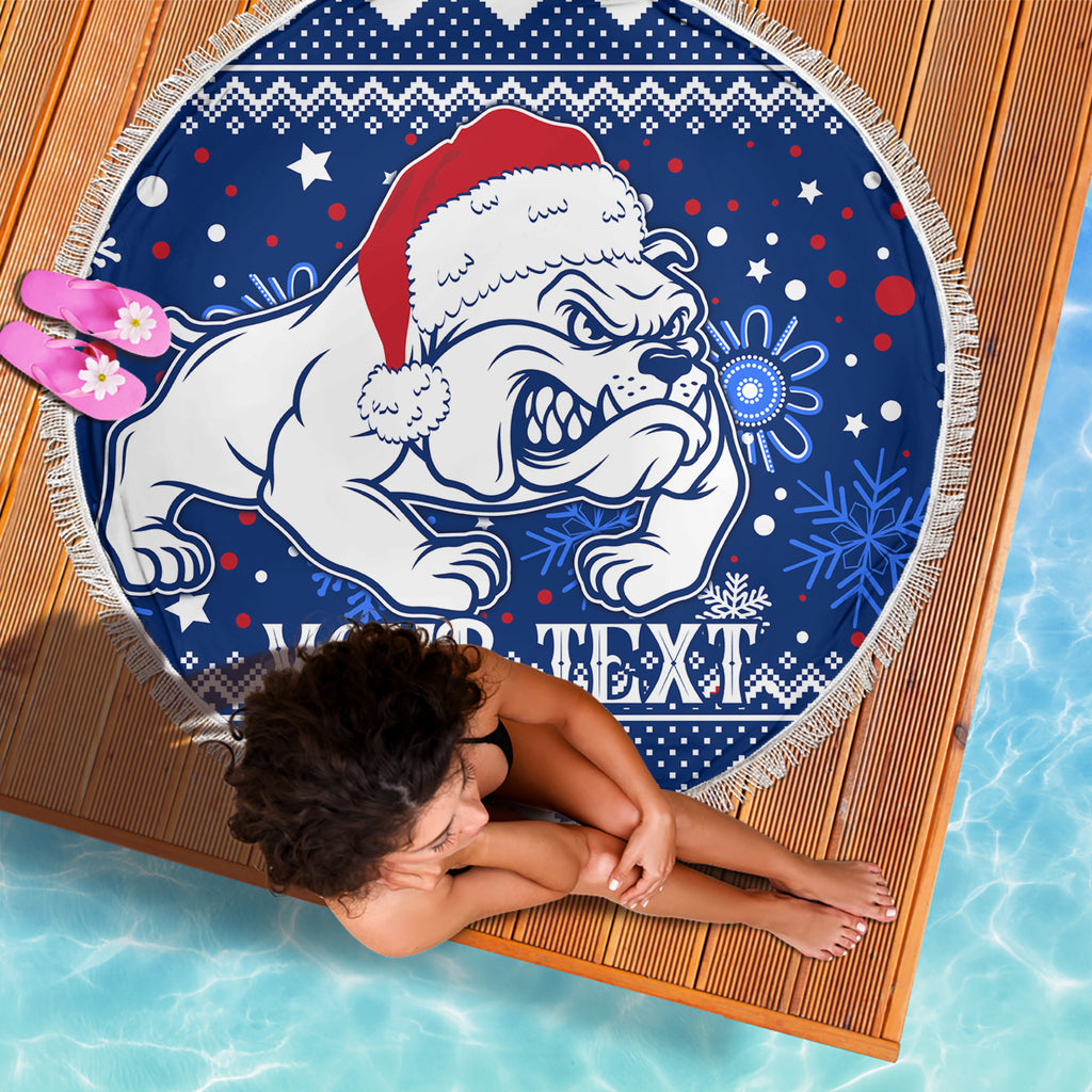 bulldogs-football-beach-blanket-christmas-vibe-2023