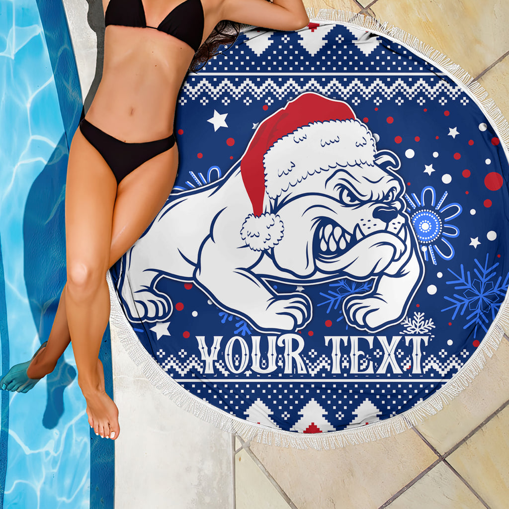 bulldogs-football-beach-blanket-christmas-vibe-2023
