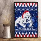 bulldogs-football-canvas-wall-art-christmas-vibe-2023