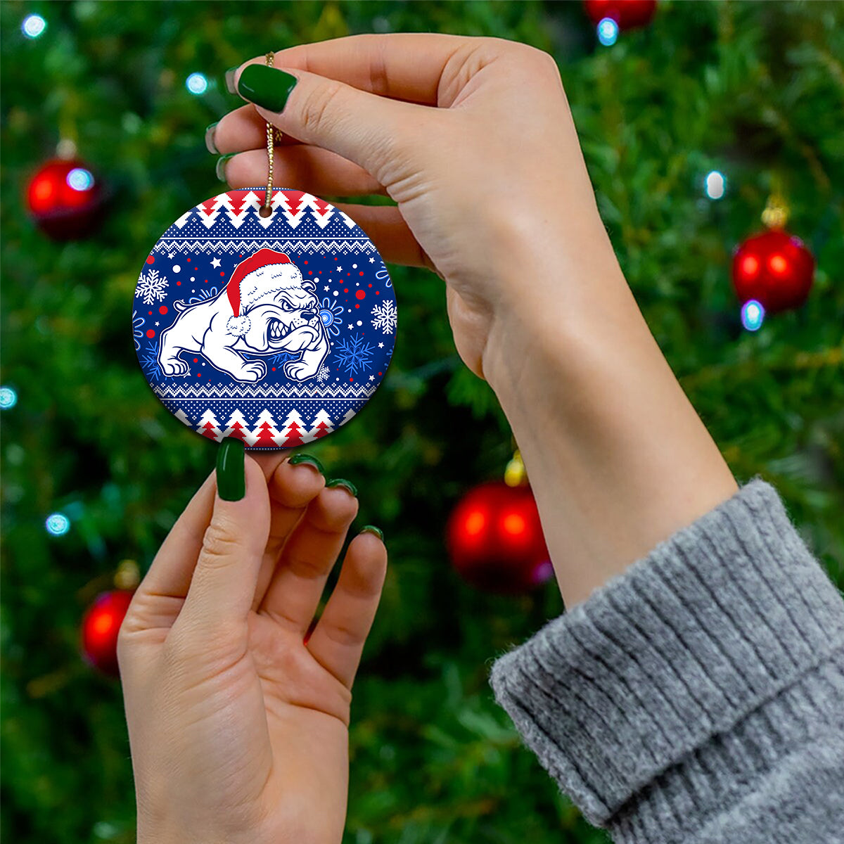 custom-bulldogs-football-ceramic-ornament-christmas-vibe-2023
