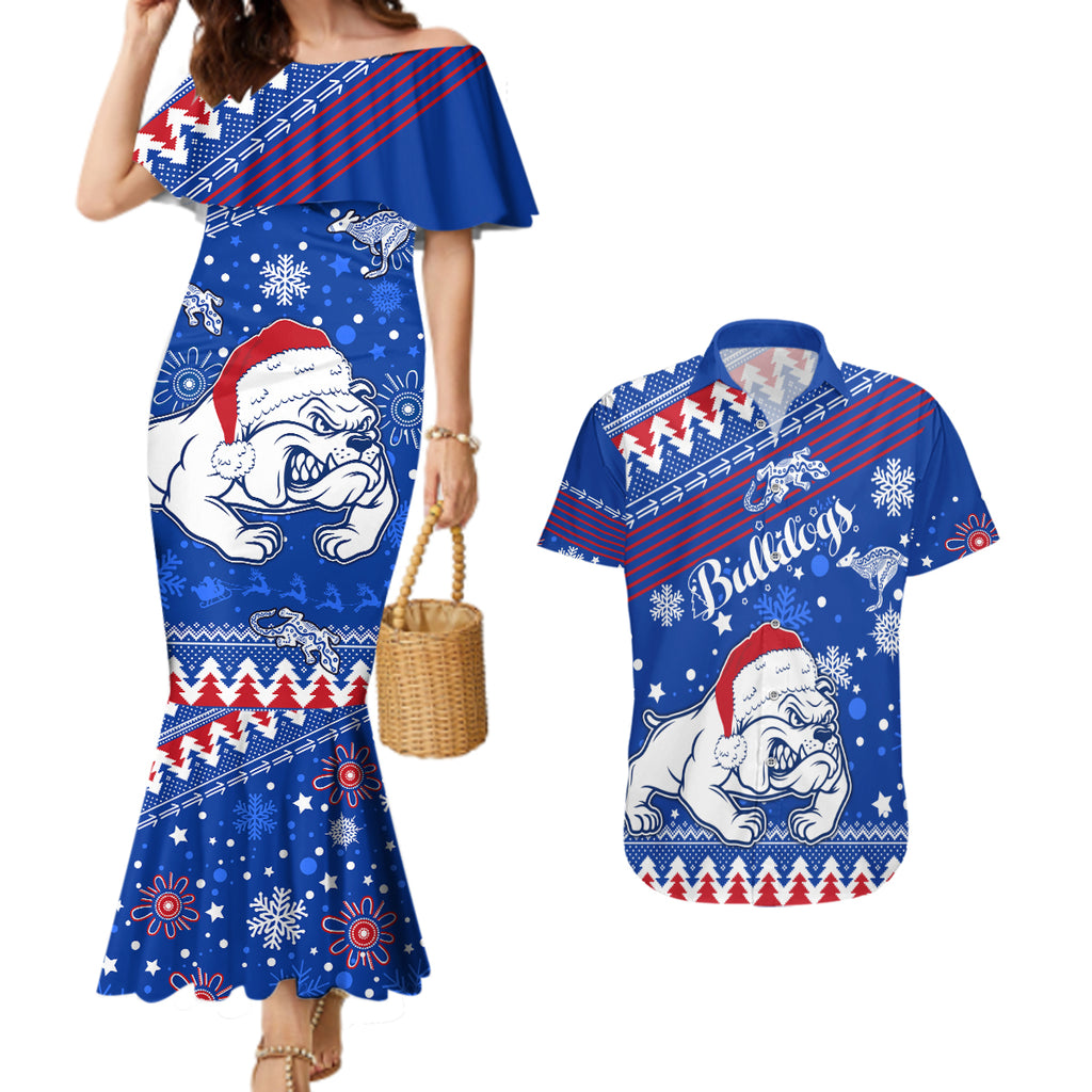 bulldogs-football-couples-matching-mermaid-dress-and-hawaiian-shirt-christmas-vibe-2023