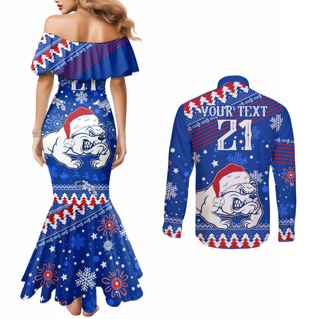 bulldogs-football-couples-matching-mermaid-dress-and-long-sleeve-button-shirt-christmas-vibe-2023
