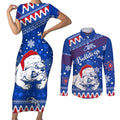 bulldogs-football-couples-matching-short-sleeve-bodycon-dress-and-long-sleeve-button-shirt-christmas-vibe-2023