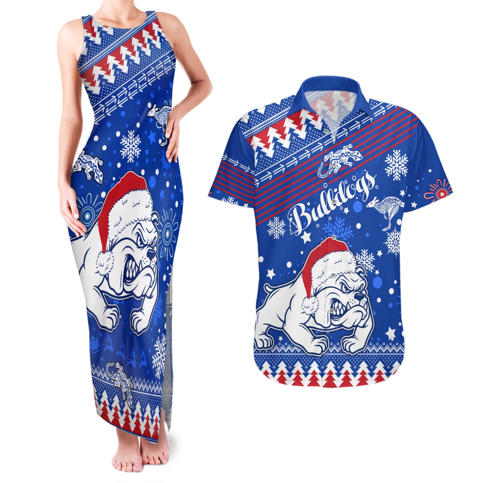 bulldogs-football-couples-matching-tank-maxi-dress-and-hawaiian-shirt-christmas-vibe-2023