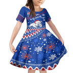 bulldogs-football-kid-short-sleeve-dress-christmas-vibe-2023