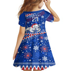 bulldogs-football-kid-short-sleeve-dress-christmas-vibe-2023
