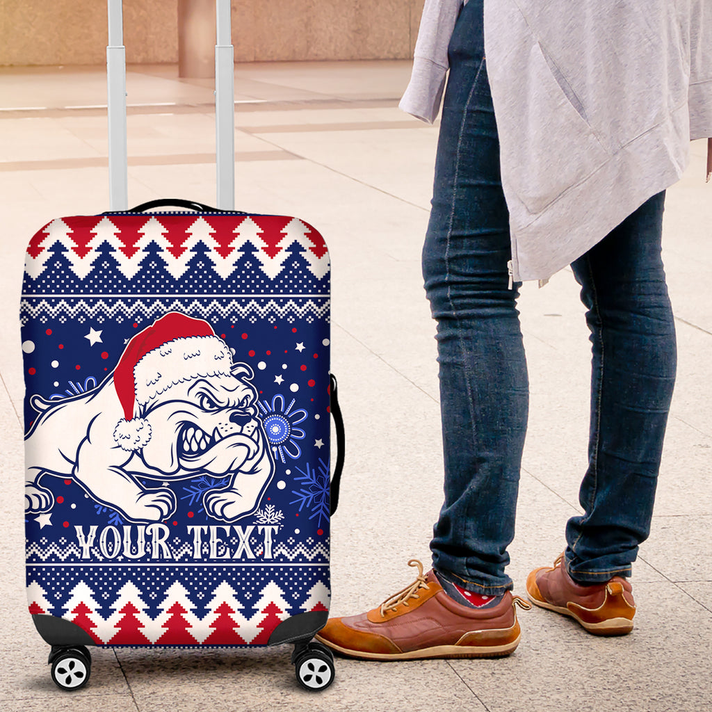bulldogs-football-luggage-cover-christmas-vibe-2023