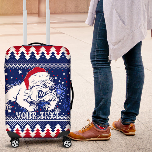 bulldogs-football-luggage-cover-christmas-vibe-2023