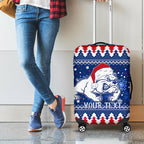 bulldogs-football-luggage-cover-christmas-vibe-2023
