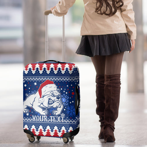 bulldogs-football-luggage-cover-christmas-vibe-2023