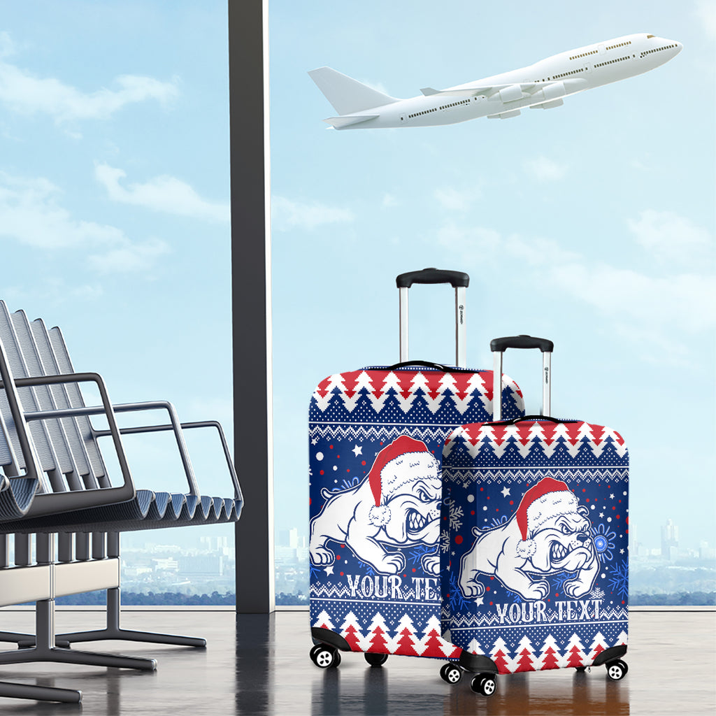 bulldogs-football-luggage-cover-christmas-vibe-2023