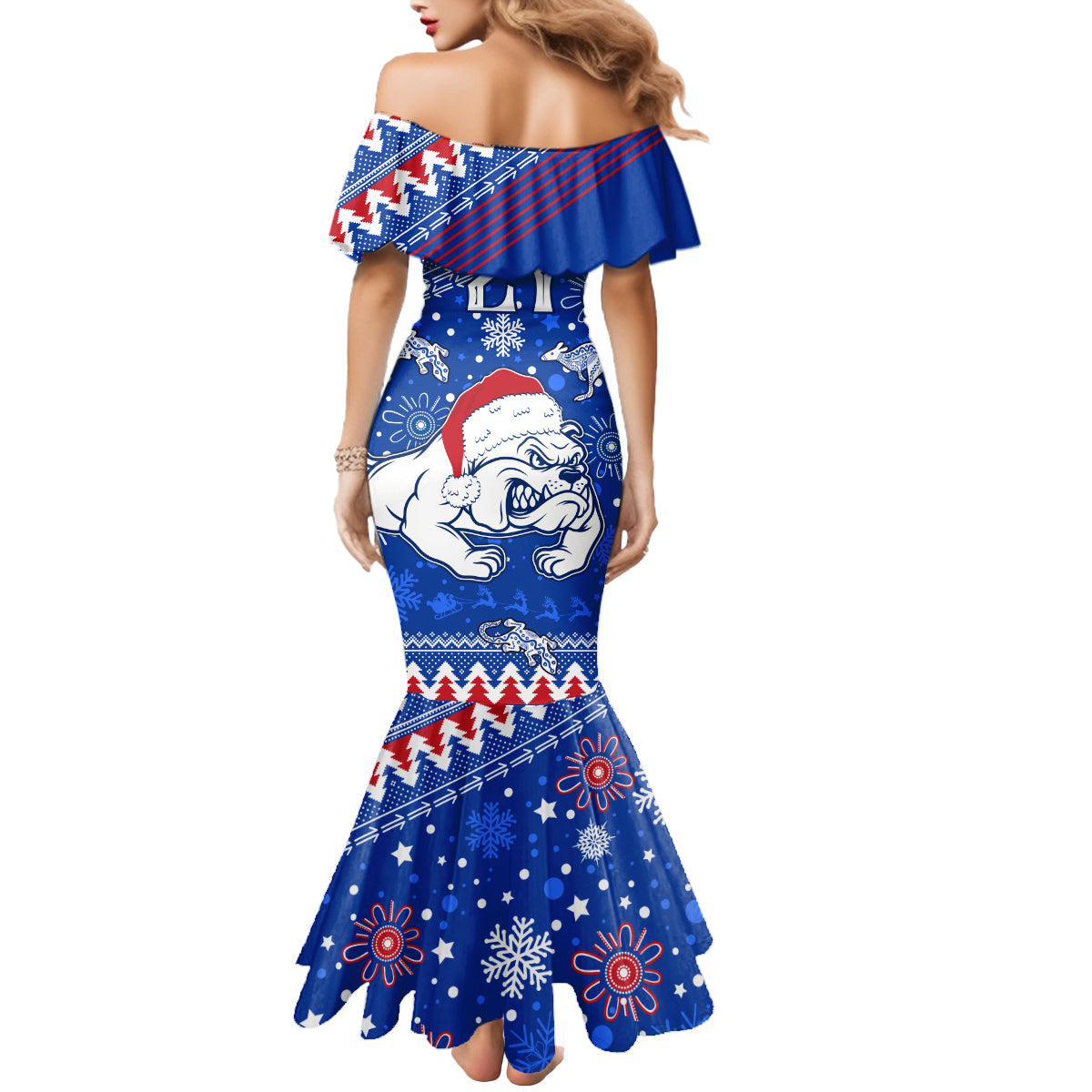 bulldogs-football-mermaid-dress-christmas-vibe-2023