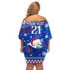 bulldogs-football-off-shoulder-short-dress-christmas-vibe-2023
