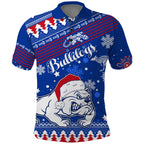 bulldogs-football-polo-shirt-christmas-vibe-2023